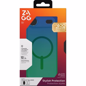 ZAGG case MILAN SNAP compatible with MagSafe for IPHONE 17 Air raven feather