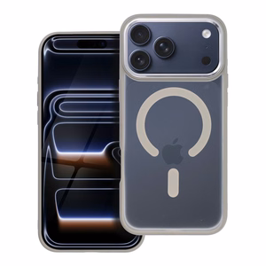 Чехол для iPhone 17 PRO MAX Matte Mag Cover совместимый с MagSafe титановый