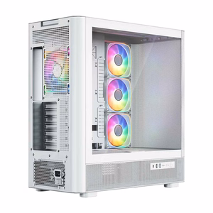 MODECOM Volcano AQ500 ARGB Midi balts