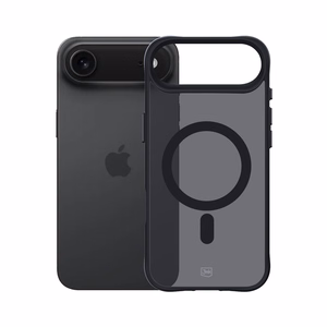 3mk Smoke magnētiskais viedtālruņa apvalks iPhone 17 Air - melns daļēji caurspīdīgs