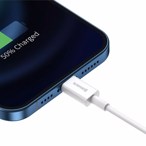 Baseus kabelis Superior USB - Lightning 1,0 m 2,4A balts