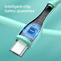 Joyroom Bowling datu kabelis S-2030M8 USB-A / micro USB 3A 2m - zaļš