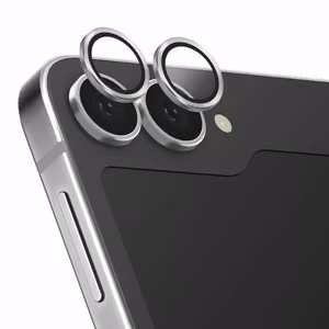 Uniq Optix Auminium rūdītais stikls lēcai ar aplikatoru Samsung Galaxy Z Flip 6 - sudraba