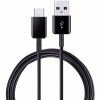 Samsung EP-DG970BBE USB-A – USB-C kabelis 1.5m (OOB lielapjoma – aizvietojošs iepakojums) – melns