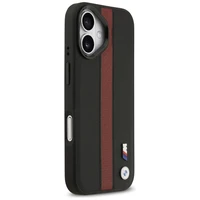 BMW M Perforated Stripe Logo Magnētiskais apvalks iPhone 17 - sarkans