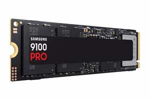 Samsung 9100 PRO 1TB SSD M.2 PCIe Gen5 NVMe, lasīšana 14700 MB/s, rakstīšana 13300 MB/s