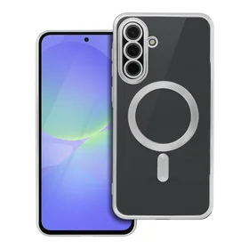 ELECTRO MAG COVER viedtālruņa apvalks saderīgs ar Magnētisko MagSafe SAMSUNG A36 sudraba