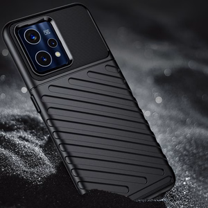 Thunder Case гибкий бронированный чехол для Realme 9 Pro+ (9 Pro Plus) чёрный