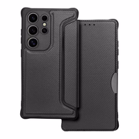 RAZOR grāmatas tipa viedtālruņa apvalks SAMSUNG S24 Ultra melns