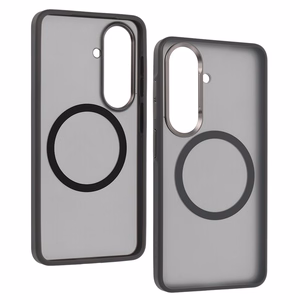 Liavec Soft Maciņš Metal Frame for Samsung Galaxy S26 pelēks