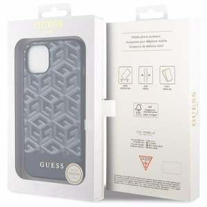 Guess GUHMP14MHGCFSEK iPhone 14 Plus 6.7" Viedtālruņa apvalks melns/melns Magnētiskais
