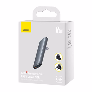 BASEUS GaN5 PRO 65W WALL CHARGER ULTRA FAST USB C USB A QC