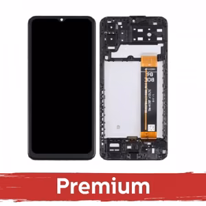 LCD Display Compatible With Samsung A137 A13 (2022) Black with Frame OEM