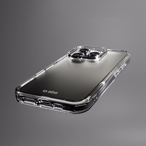 SBS komplekts ar D3O tehnoloģiju iPhone 16 Pro - apvalks + aizsargstikls un kameras aizsargs - caurspīdīgs