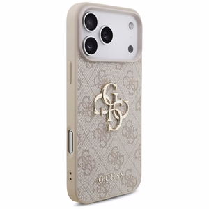Guess 4G Lielā Logotipa Viedtālruņa apvalks iPhone 17 Pro Max - rozā