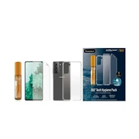 PanzerGlass aizsardzības komplekts Samsung Galaxy S21 TPU plēve + ClearCase + tīrīšanas šķidrums 30ml