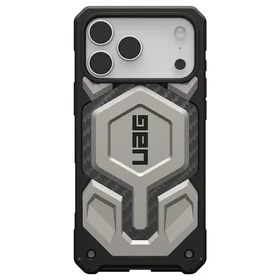 UAG Urban Armor Gear viedtālruņa apvalks MONARCH PRO ar MagSafe saderīgs IPHONE 17 Pro Max titāna krāsā