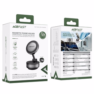 Acefast E30 Magnetic Dashboard/Windshield Suction Cup Holder - Black