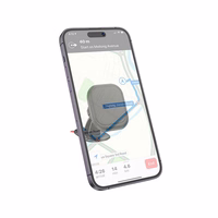 HOCO magnētiskais automobiļa telefona turētājs centrālajai konsolē H30 melns