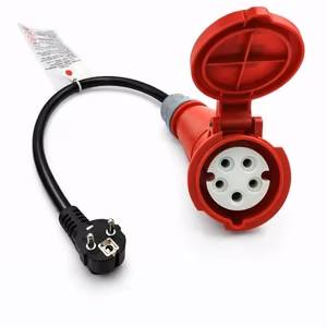 Адаптер Reach CEE 16A 400V — 220V Schuko