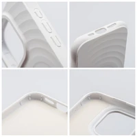 Silicone Zephyr Mag Cover saderīgs ar MagSafe viedtālruņa apvalks IPHONE 16 balts
