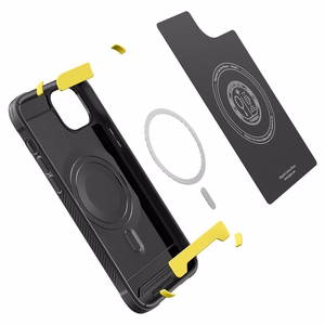 Spigen Rugged Armor Mag viedtālruņa apvalks ar MagSafe iPhone 14 - matēts melns