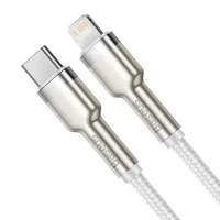 USB-C kabelis Lightning ierīcēm Baseus Cafule, PD, 20W, 1m (balts)