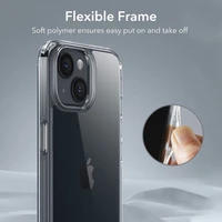 ESR Ice Shield viedtālruņa apvalks iPhone 15 Plus - caurspīdīgs