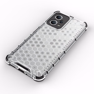 Honeycomb viedtālruņa apvalks Xiaomi Redmi Note 12 5G / Poco X5 5G bruņu hibrīda apvalks melns