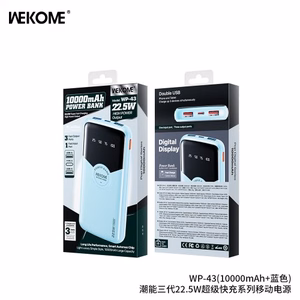 Внешний аккумулятор WK Design "WP-43" синий 20000mAh (22.5W)