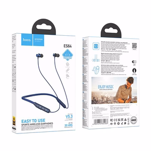 HOCO bezvadu austiņas Bluetooth ES64 tumši zilas