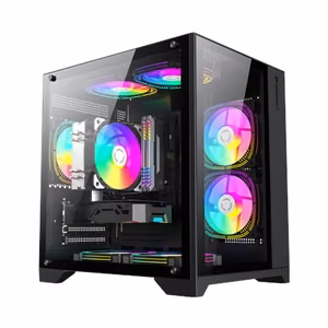 GameMax INFINITY MINI BK – datora korpuss, M-ATX, melns