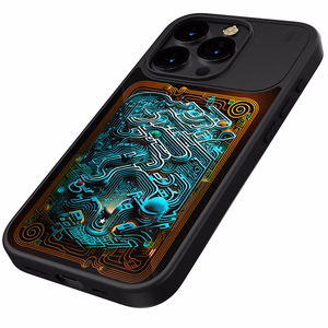 STM Reveal Warm MagSafe vāciņš ierīcei iPhone 15 Pro Max, “Black Realm” krāsā