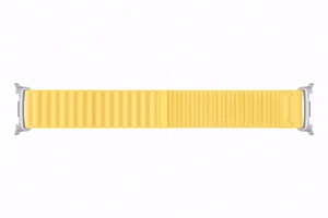 Dzeltena Samsung SVL33LY Fabric Band auduma pulksteņa siksniņa (M/L) Galaxy Watch9 un Galaxy Watch8 modeļiem
