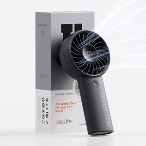 JisuLife rokas ventilators 4 melns