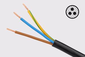 Rebel sadalītājs, 5 kontaktligzdas, ar slēdzi, 3 m, 3×1,5 mm