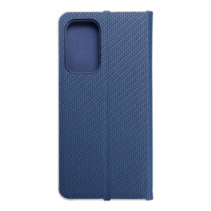 Viedtālruņa apvalks LUNA Book Carbon for SAMSUNG A53 5G - zils (m)