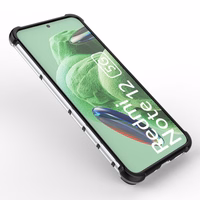 Honeycomb viedtālruņa apvalks Xiaomi Redmi Note 12 5G / Poco X5 5G bruņu hibrīda apvalks melns