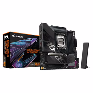 GIGABYTE B850M AORUS ELITE WIFI6E Материнская плата AMD B850 Socket AM5 Micro-ATX DDR5 Wi-Fi Bluetooth