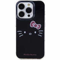Hello Kitty IML Kitty Face viedtālruņa apvalks iPhone 14 Pro Max - melna