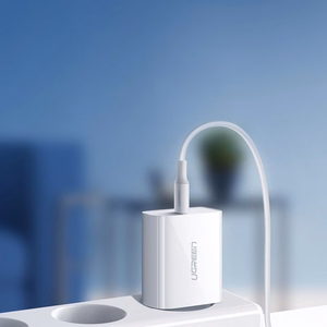 Ugreen USB lādētājs Power Delivery 3.0 Quick Charge 4.0+ 20W 3A balts (60450)