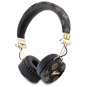 Накладные наушники Guess Bluetooth ENC GUBH70EPOSMK чёрные Peony Script Round Shape