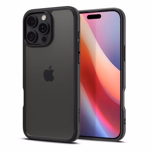 Spigen Ultra Hybrid iPhone 16 Pro viedtālruņa apvalks - matēta melna