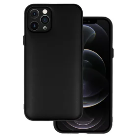 Viedtālruņa apvalks (m) ar ādas 3D dizainu iPhone 11 Pro 1 melns (m)