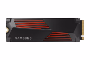 SSD Samsung 990 PRO ar dzesētāju 4TB M.2 PCIe Gen4 NVMe TLC rakstīšanas ātrums 6900 MB/s lasīšanas ātrums 7450 MB/s 2,3mm TBW 1200 TB MTBF 1500000 h MZ-V9P4T0GW