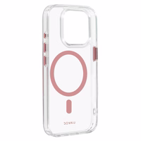 Viedtālruņa apvalks (m) Liavec Glossy Magsafe Clear Case Iphone 13/14 - rozā