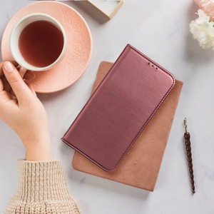 Atlokāmais maciņš Samsung A27 Smart Magneto, bordo