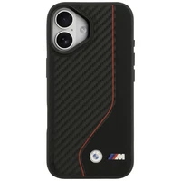 BMW M Carbon Line & Logo MagSafe viedtālruņa apvalks iPhone 17 - sarkans