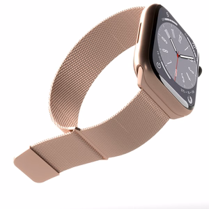 Ремешок Puro Milanese из нержавеющей стали для Apple Watch 38/40/41 мм - розовый