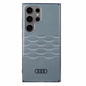Audi IML Geometric Pattern Чехол S24 Ultra S928 серый/серый жёсткий чехол AU-IMLS24U-A6/D3-GY
